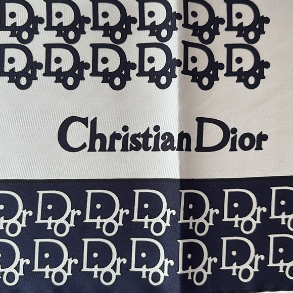 Vintage Christian Dior Silk Scarf - Picture 3 of 4